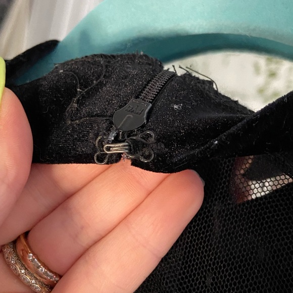 Altar’d State Black Velvet Mini Dress - Picture 6 of 7